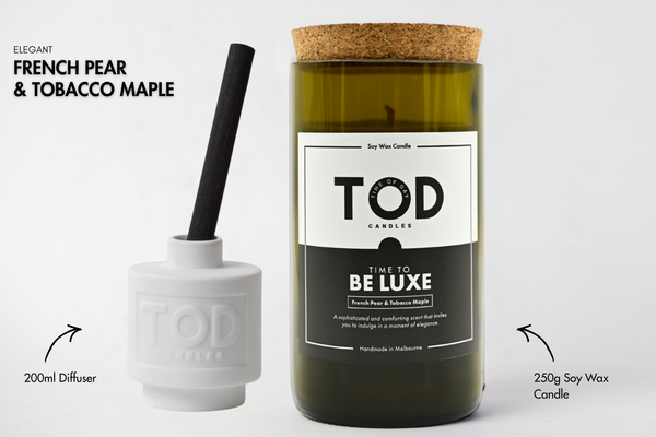 TIME TO BE LUXE - CANDLE & DIFFUSER BUNDLE