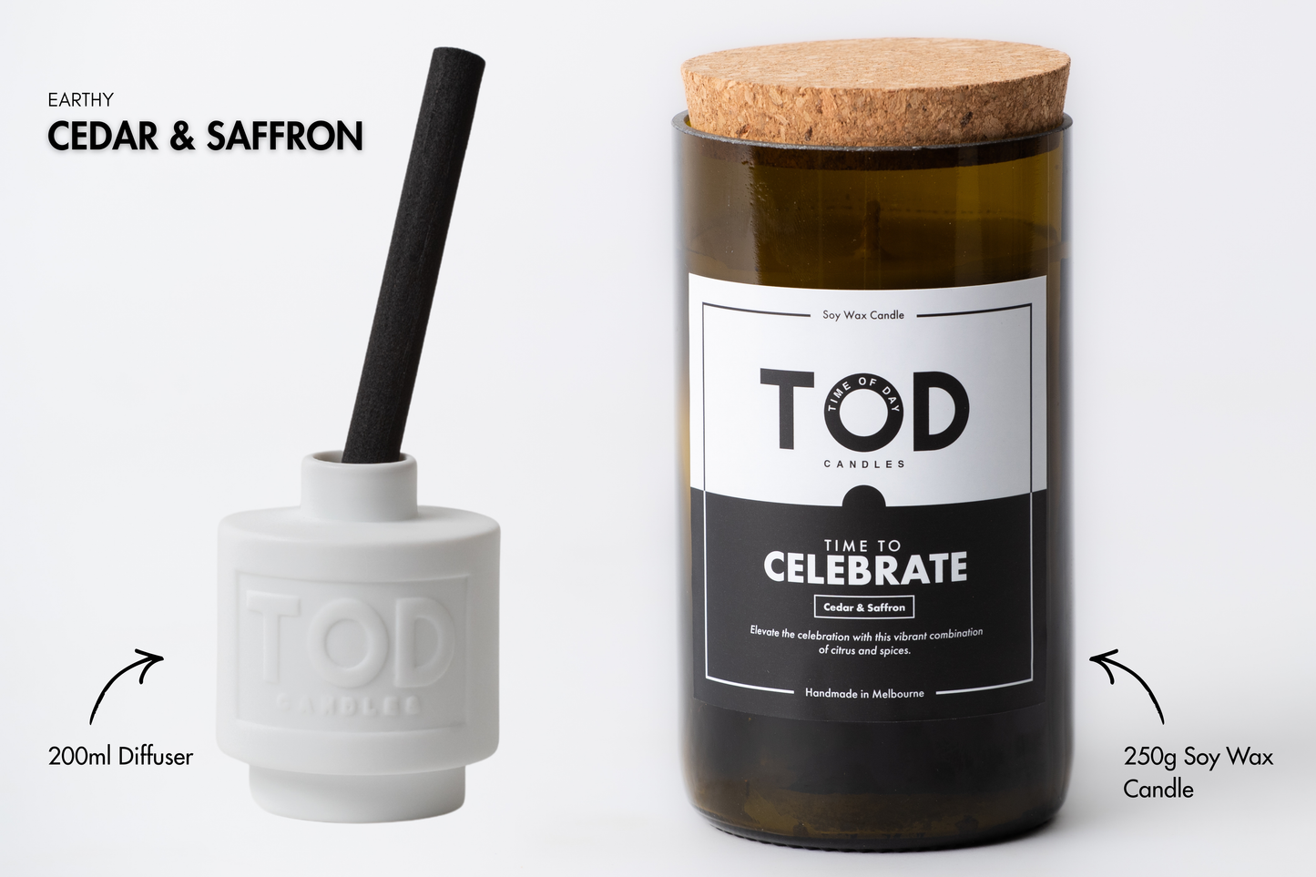 TIME TO CELEBRATE - CANDLE & DIFFUSER BUNDLE