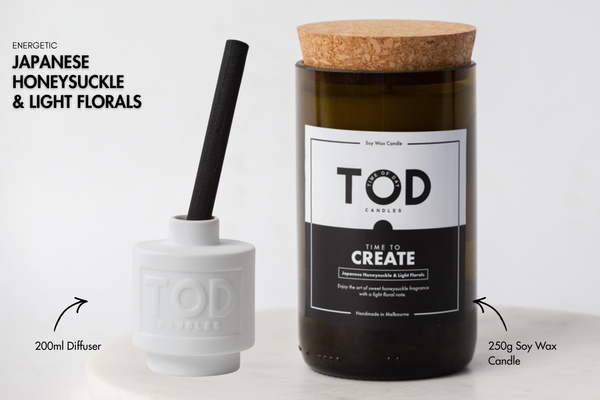 TIME TO CREATE - CANDLE & DIFFUSER BUNDLE