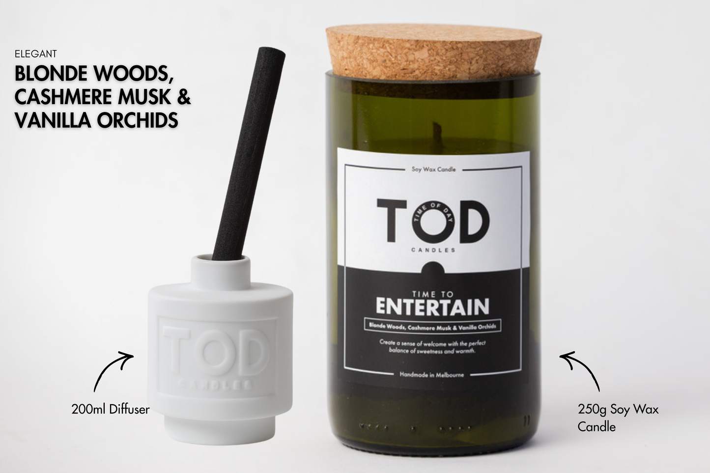 TIME TO ENTERTAIN - CANDLE & DIFFUSER BUNDLE