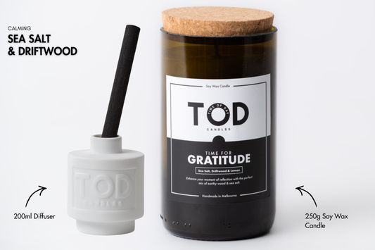 TIME FOR GRATITUDE - CANDLE & DIFFUSER BUNDLE