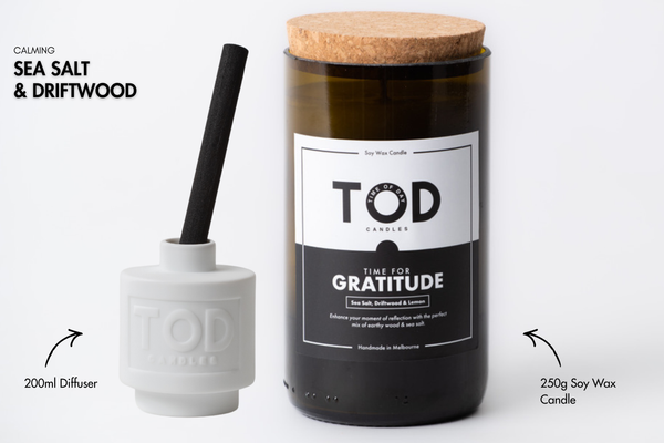 TIME FOR GRATITUDE - CANDLE & DIFFUSER BUNDLE
