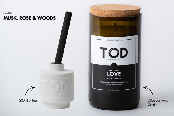 TIME TO LOVE - CANDLE & DIFFUSER BUNDLE