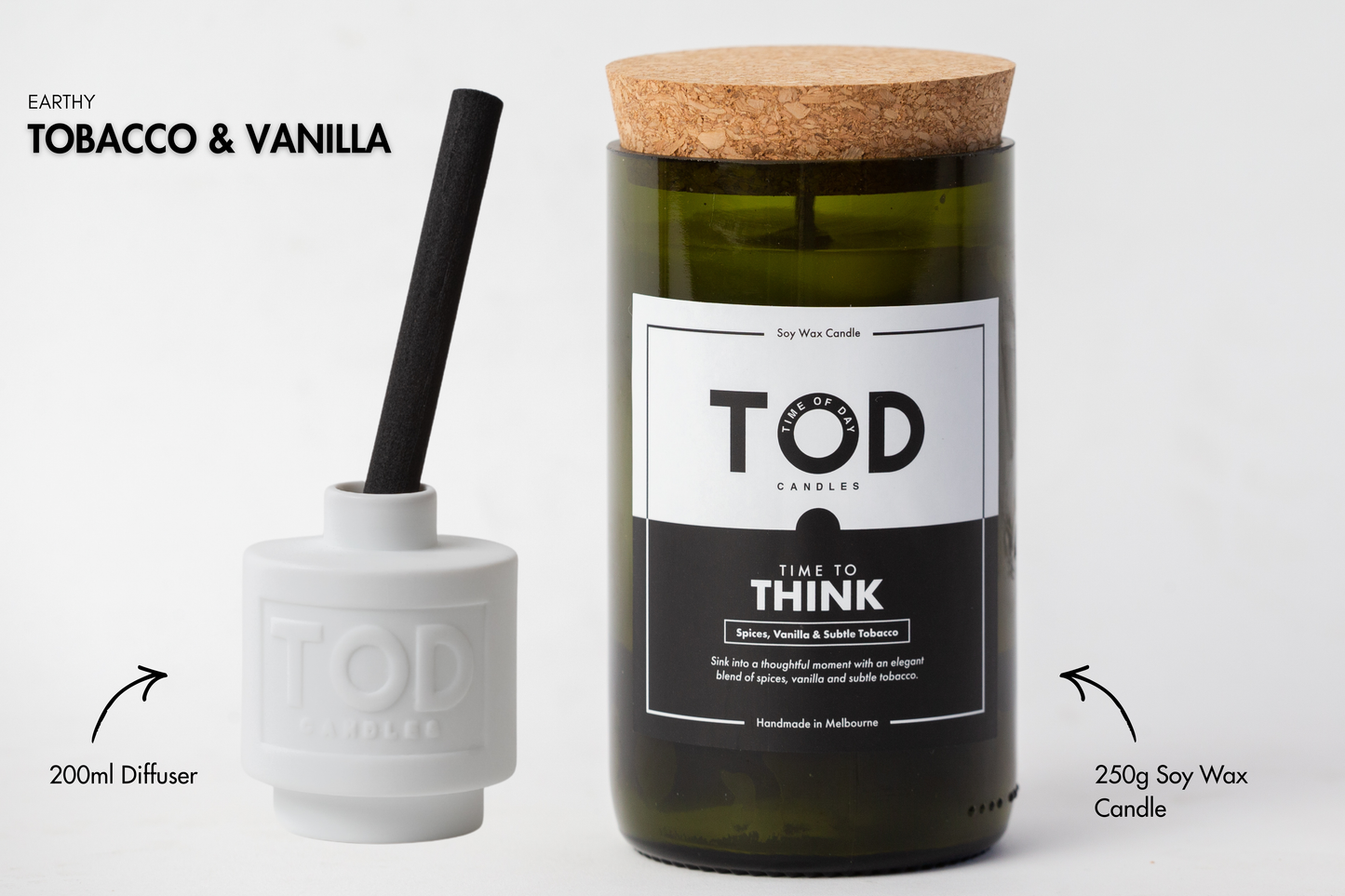 TIME TO THINK - CANDLE & DIFFUSER BUNDLE