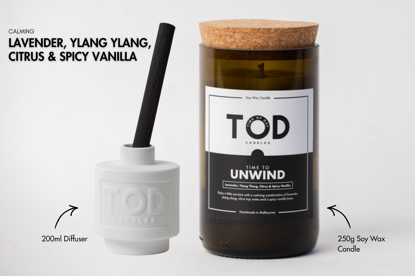 TIME TO UNWIND - CANDLE & DIFFUSER BUNDLE